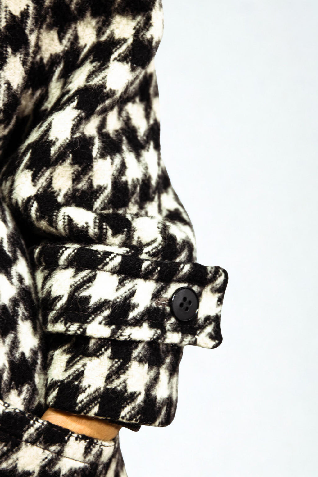 Cappotto pied-de-poule C&A in lana vergine
