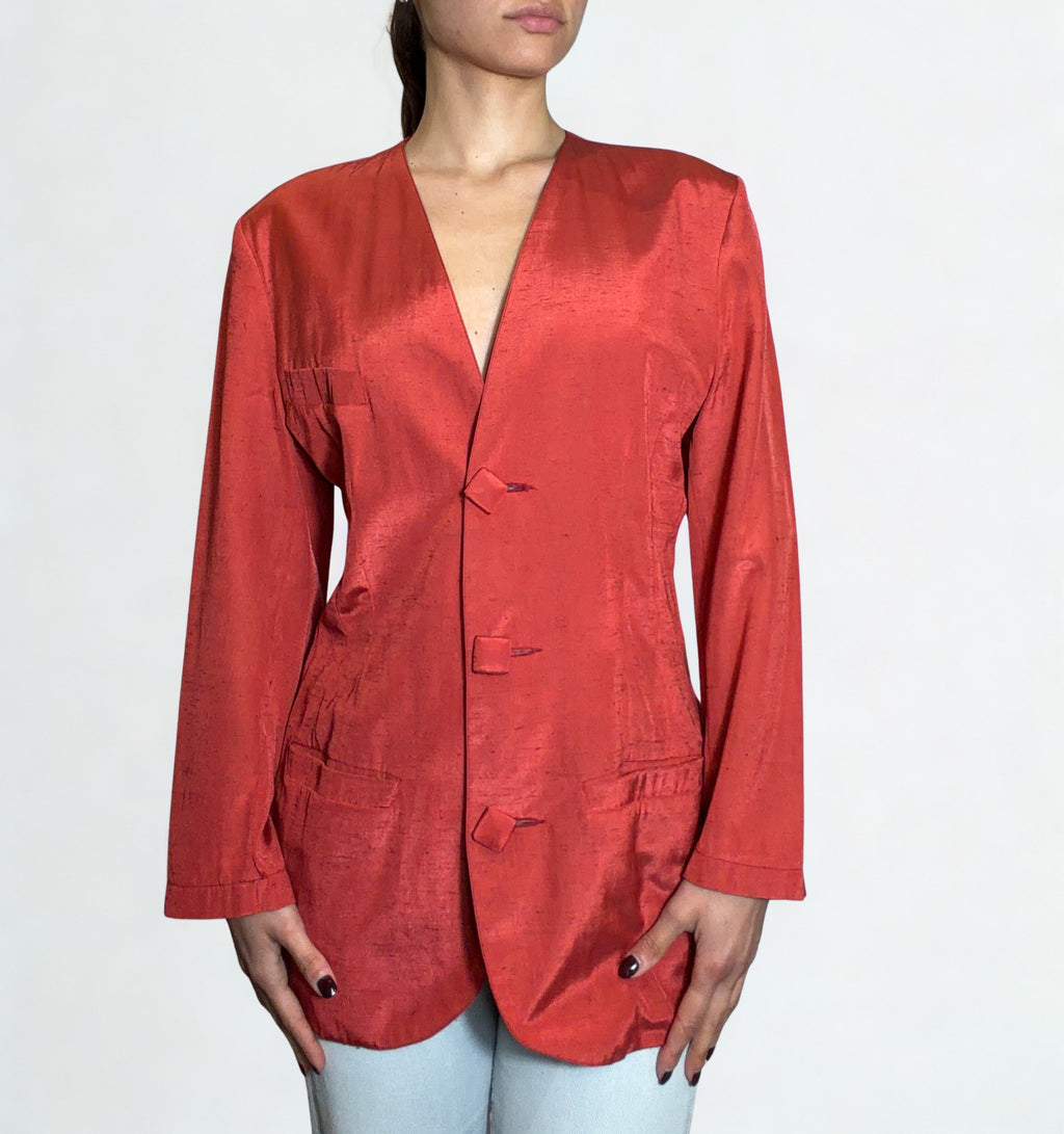 Blazer Rosso Corallo Cazar Cesena