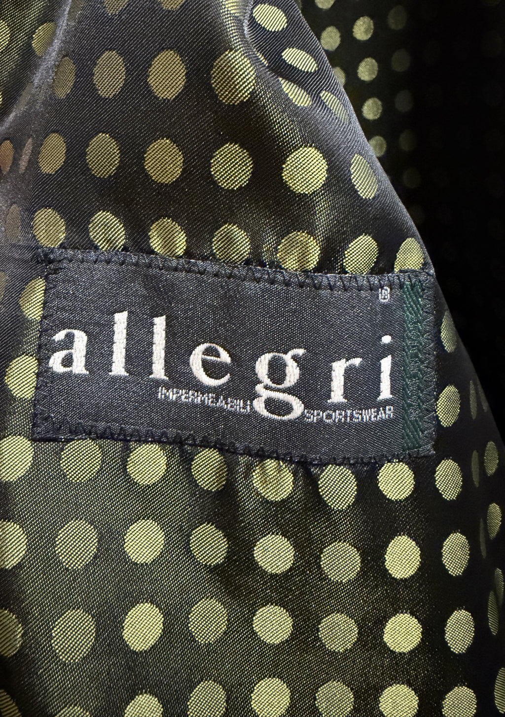 Spolverino Vintage Allegri Impermeabili – Verde Oliva Oversize con Cappuccio