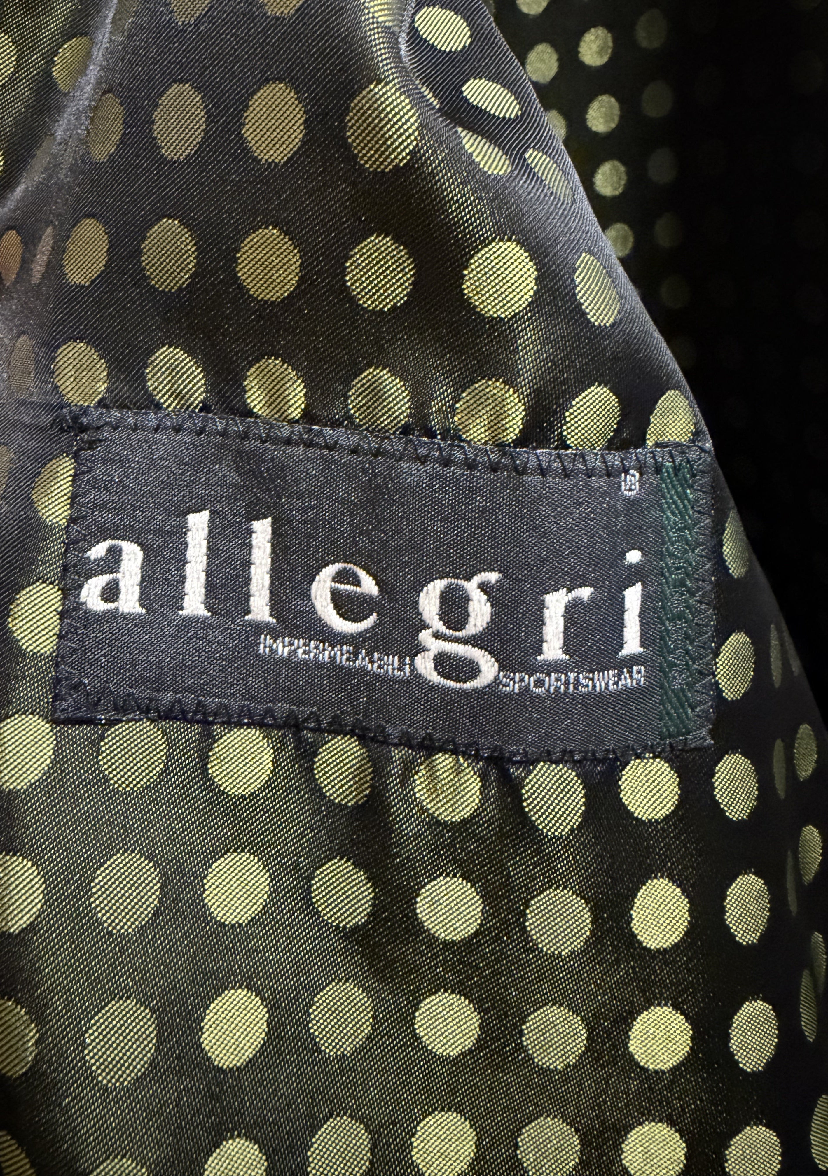 Spolverino Vintage Allegri Impermeabili – Verde Oliva Oversize con Cappuccio