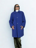 Cappotto Blu Cobalto Avitale (Made in Italy)