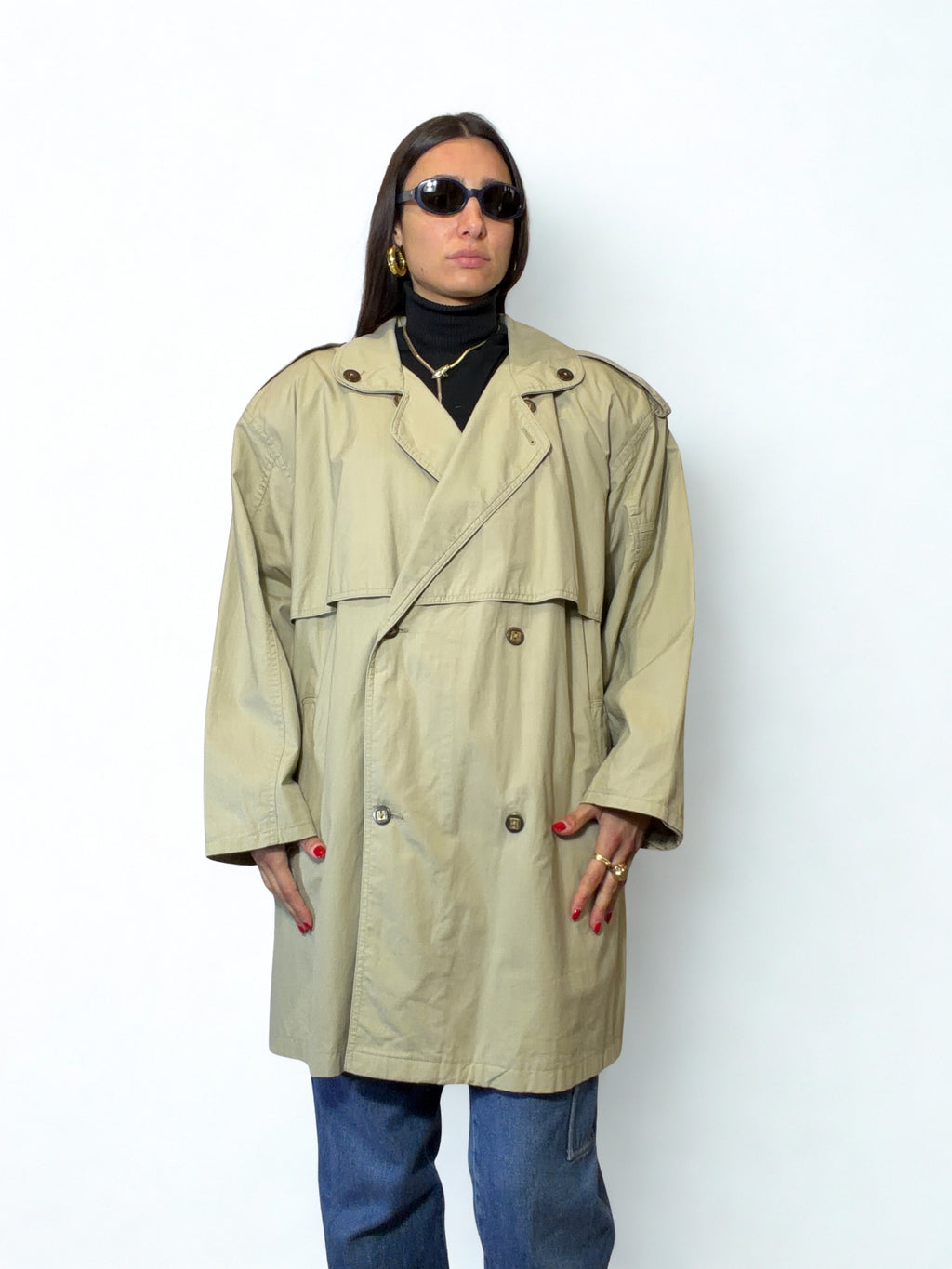 Trench Vintage Gil Bret in Cotone  – ’90