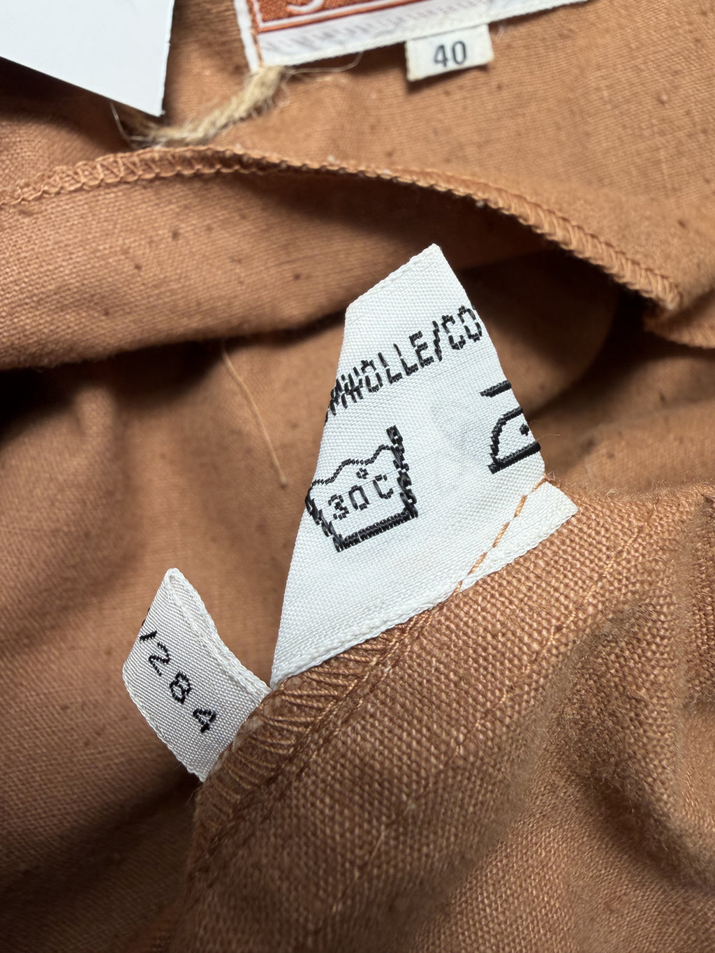 Blazer Gil Bret in cotone color tabacco