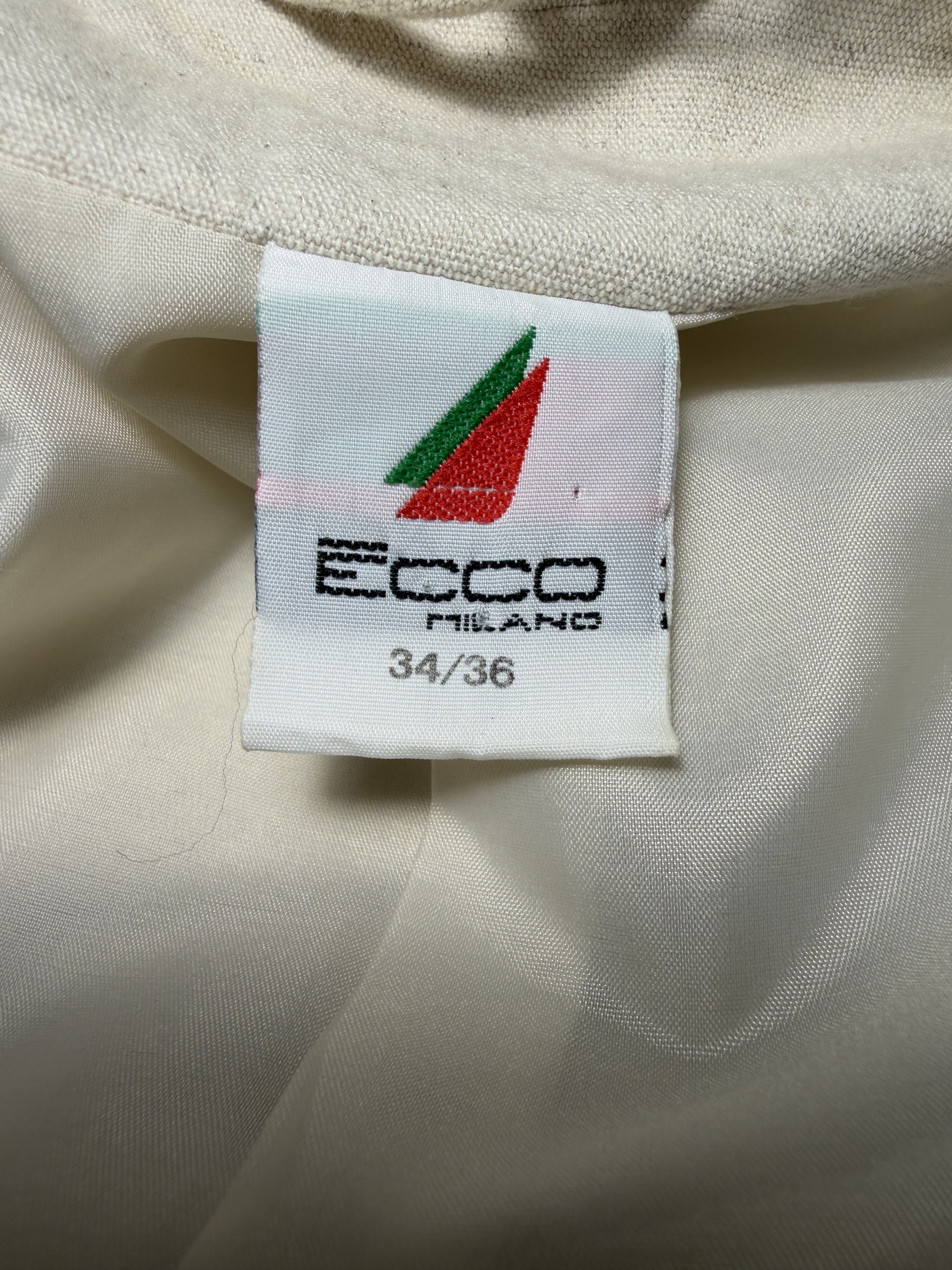 Gilet in Lino e Cotone  “ECCO Milano” – Beige Naturale