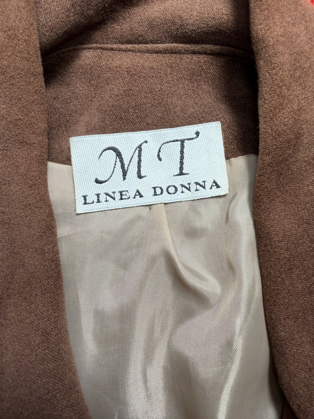 Cappotto Cacao MT Linea Donna Anni ’90 – Made in Italy