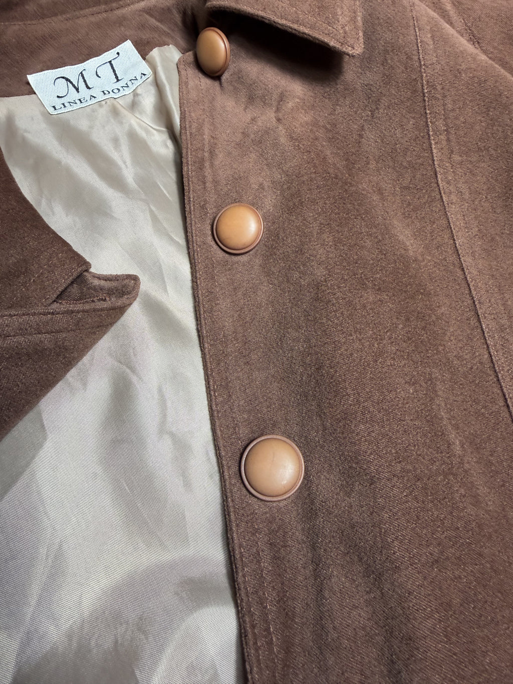 Cappotto Cacao MT Linea Donna Anni ’90 – Made in Italy