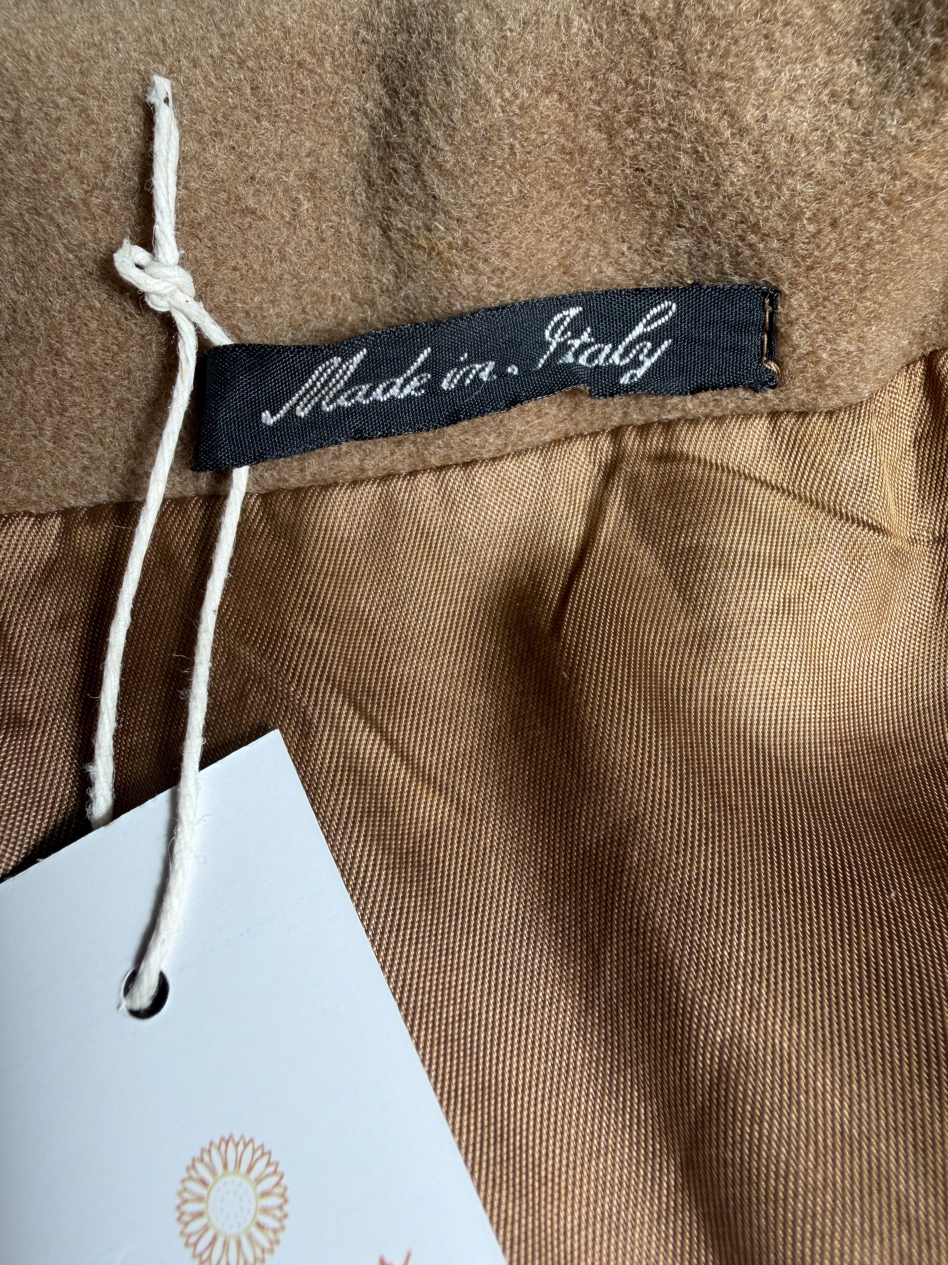 Cappotto Cammello Timaf Cashmere & Lana – '90