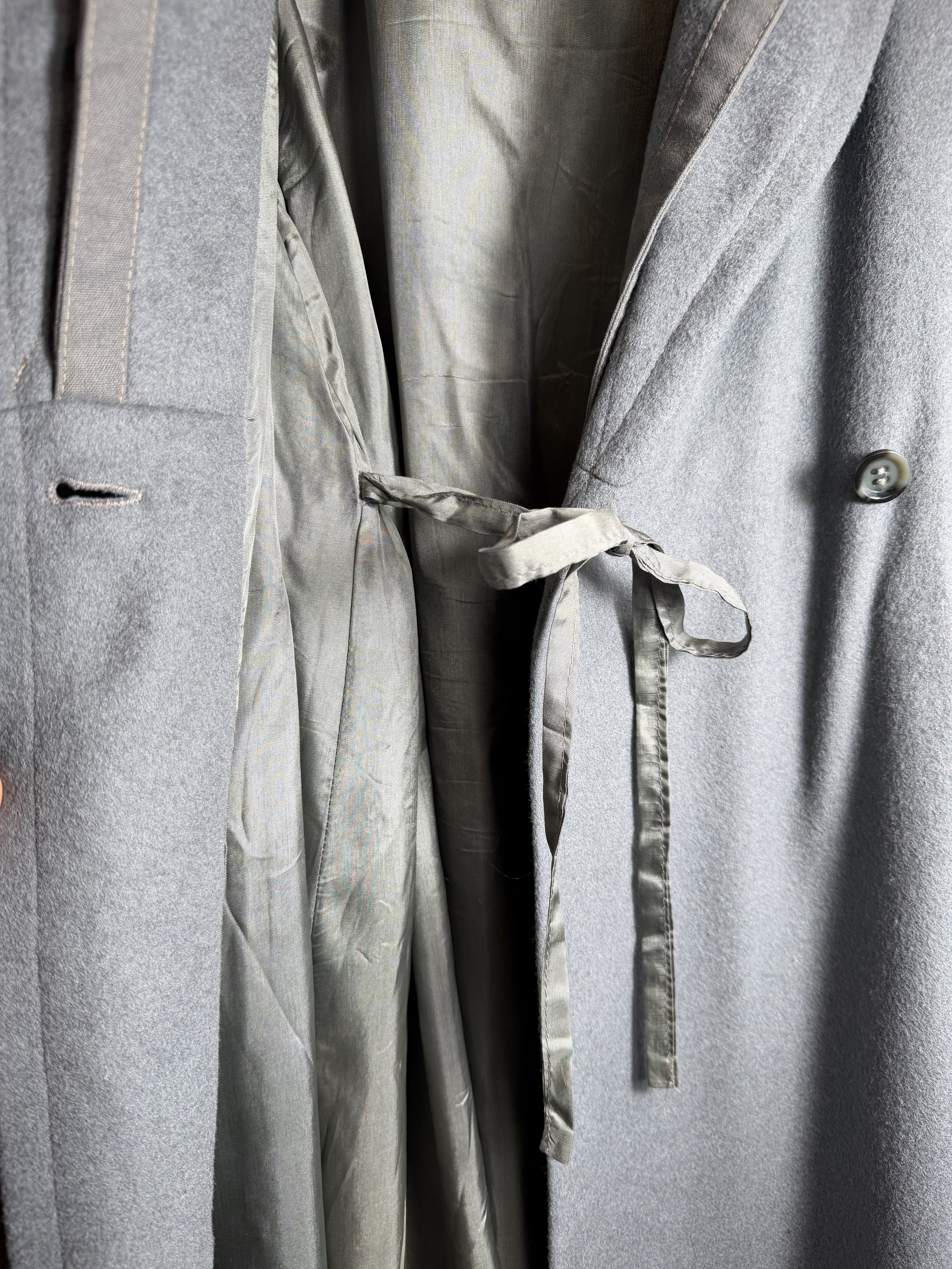 Cappotto Grigio Avvolgente Made in Italy