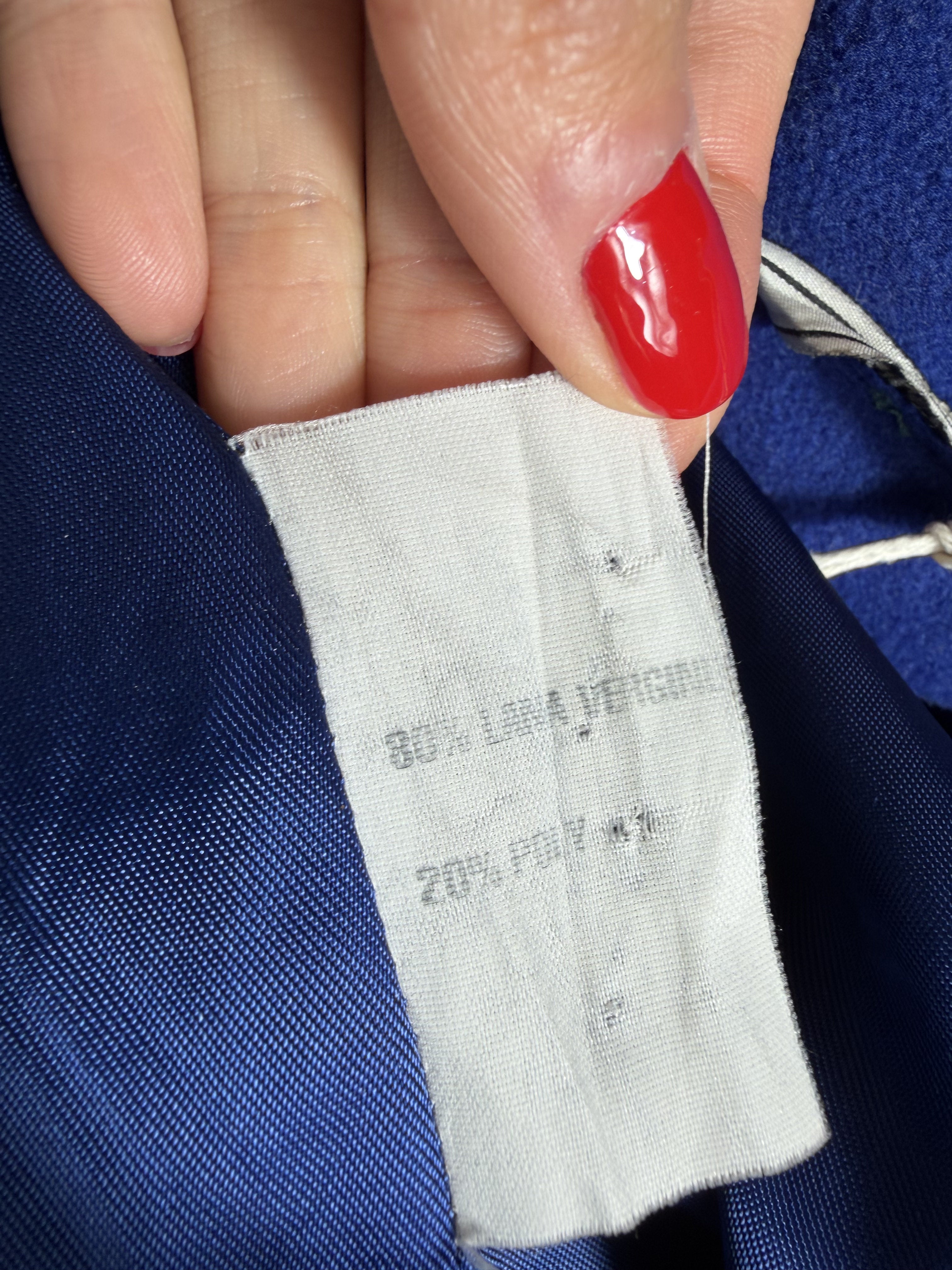 Cappotto Blu Cobalto Avitale (Made in Italy)