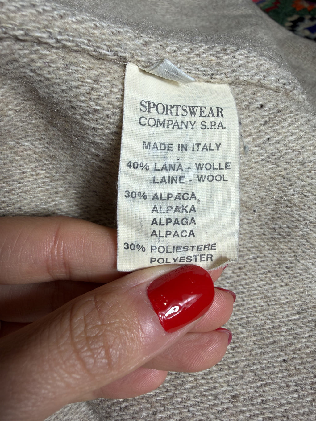 FENDISSIME Vintage – Cappotto in Lana & Alpaca con Cappuccio, Cuciture a Vista (Made in Italy)