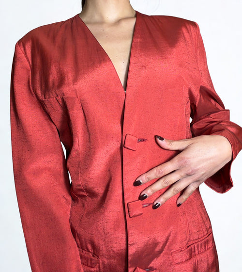 Blazer Rosso Corallo Cazar Cesena